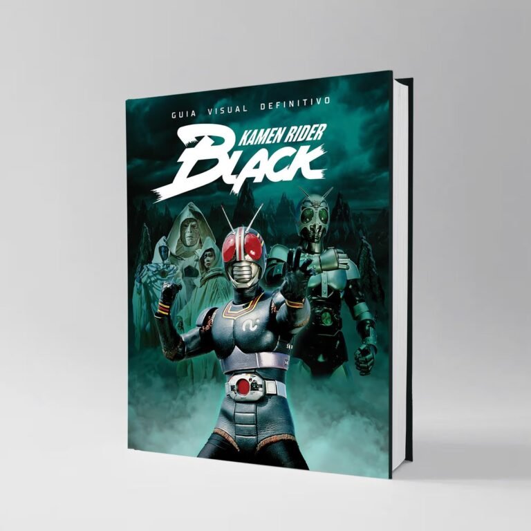 Kamen Rider Black Ganha Um Guia Visual Definitivo com Fotos Raras e Conteúdo Exclusivo