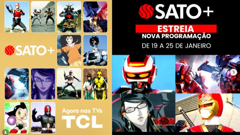 📺 Sato Company leva Tokusatsu para a programação do canal SATO+