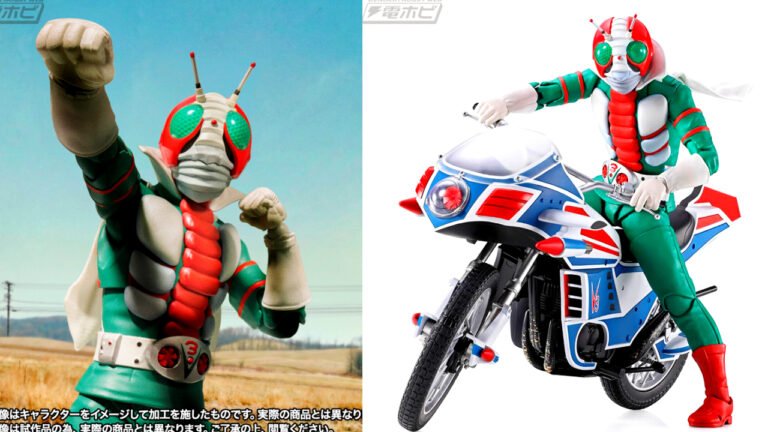 🔥 Kamen Rider V3 Bandai: Nova Figure S.H. Figuarts com Cores Inéditas e Moto Hurricane Atualizada