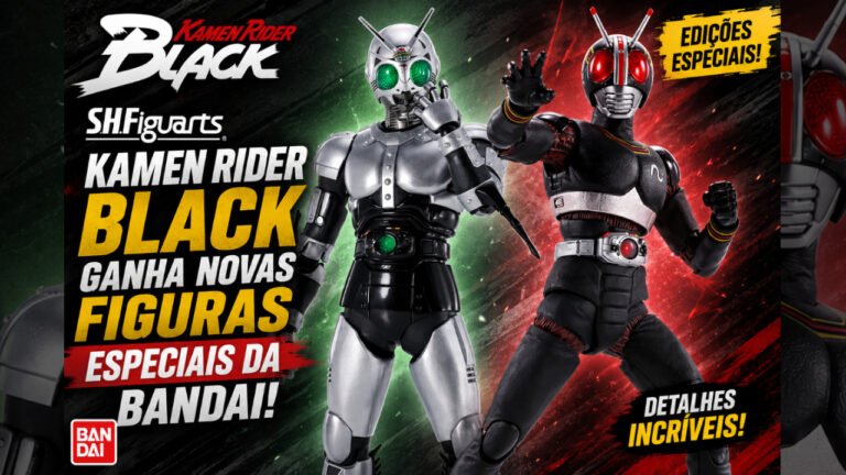 Kamen Rider Black ganha novas figuras S.H.Figuarts especiais da Bandai