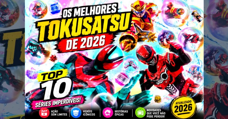 Os Melhores Tokusatsu de 2026: Top 10 Séries Imperdíveis