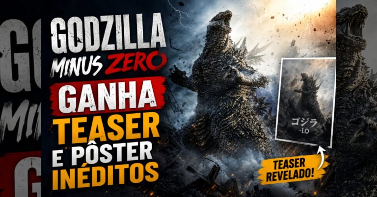 Godzilla Minus Zero ganha teaser e pôster inéditos