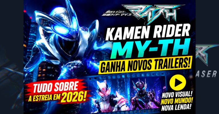 Kamen Rider MY-TH ganha novos trailers: tudo sobre a estreia em 2026