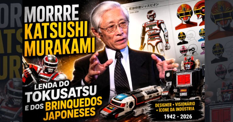 Morre Katsushi Murakami: Lenda do Tokusatsu e dos Brinquedos Japoneses